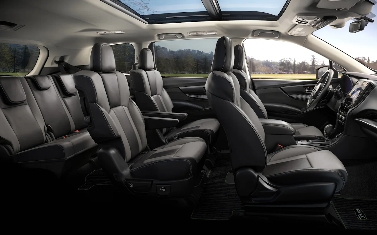 2022 Subaru Ascent Onyx with Gray StarTex interior.