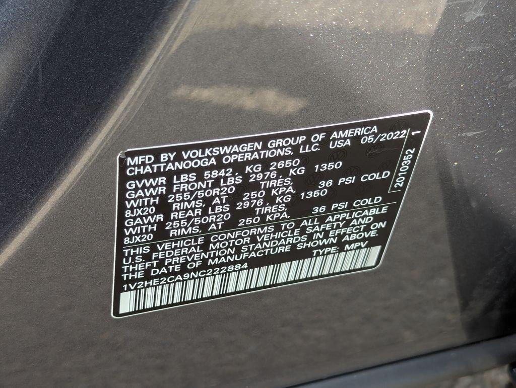 2022 Volkswagen Atlas Cross Sport 3.6L V6 SE w/Technology