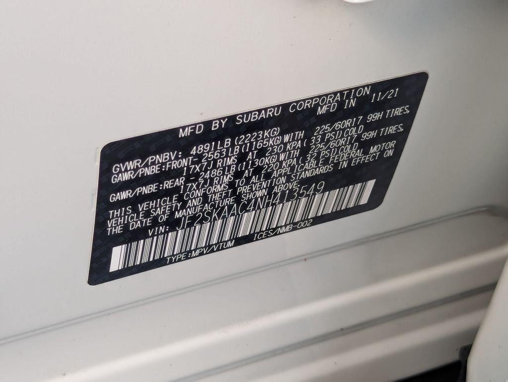 2022 Subaru Forester Base