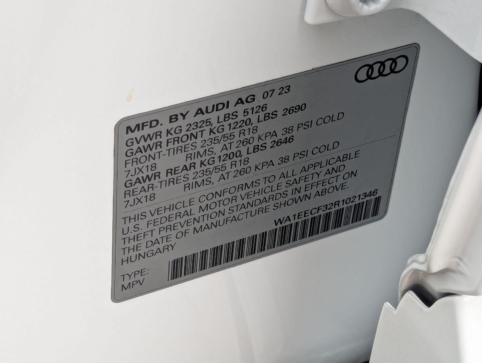 2024 Audi Q3 Premium Plus S Line quattro