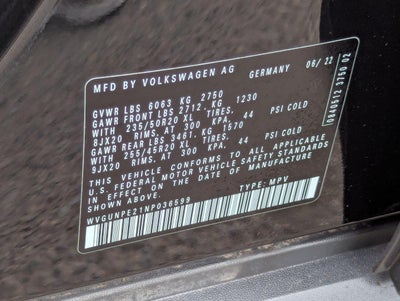 2022 Volkswagen Id.4 Pro S