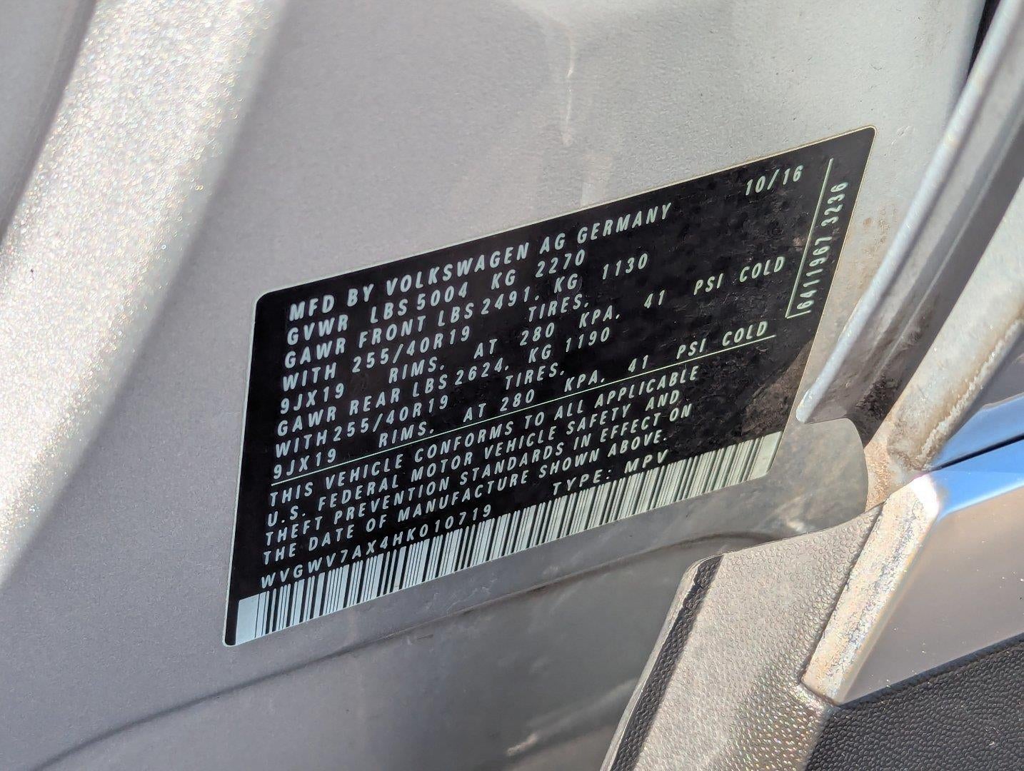 2017 Volkswagen Tiguan SEL