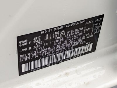 2026 Subaru CROSSTREK Premium