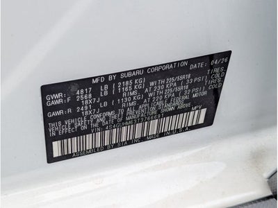 2026 Subaru CROSSTREK Limited