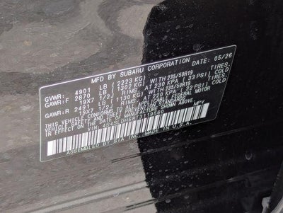 2026 Subaru FORESTER Sport Onyx Edition