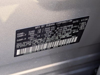 2026 Subaru FORESTER Premium Hybrid