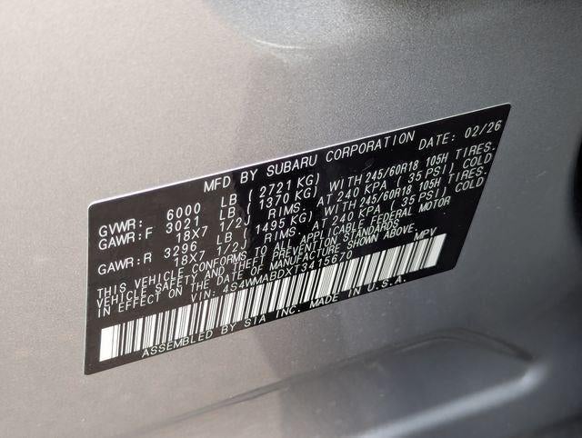 2026 Subaru ASCENT Premium 7-Passenger