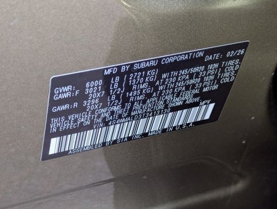 2026 Subaru ASCENT Onyx Edition Touring 7-Passenger
