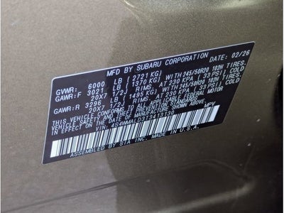 2026 Subaru ASCENT Onyx Edition Touring 7-Passenger