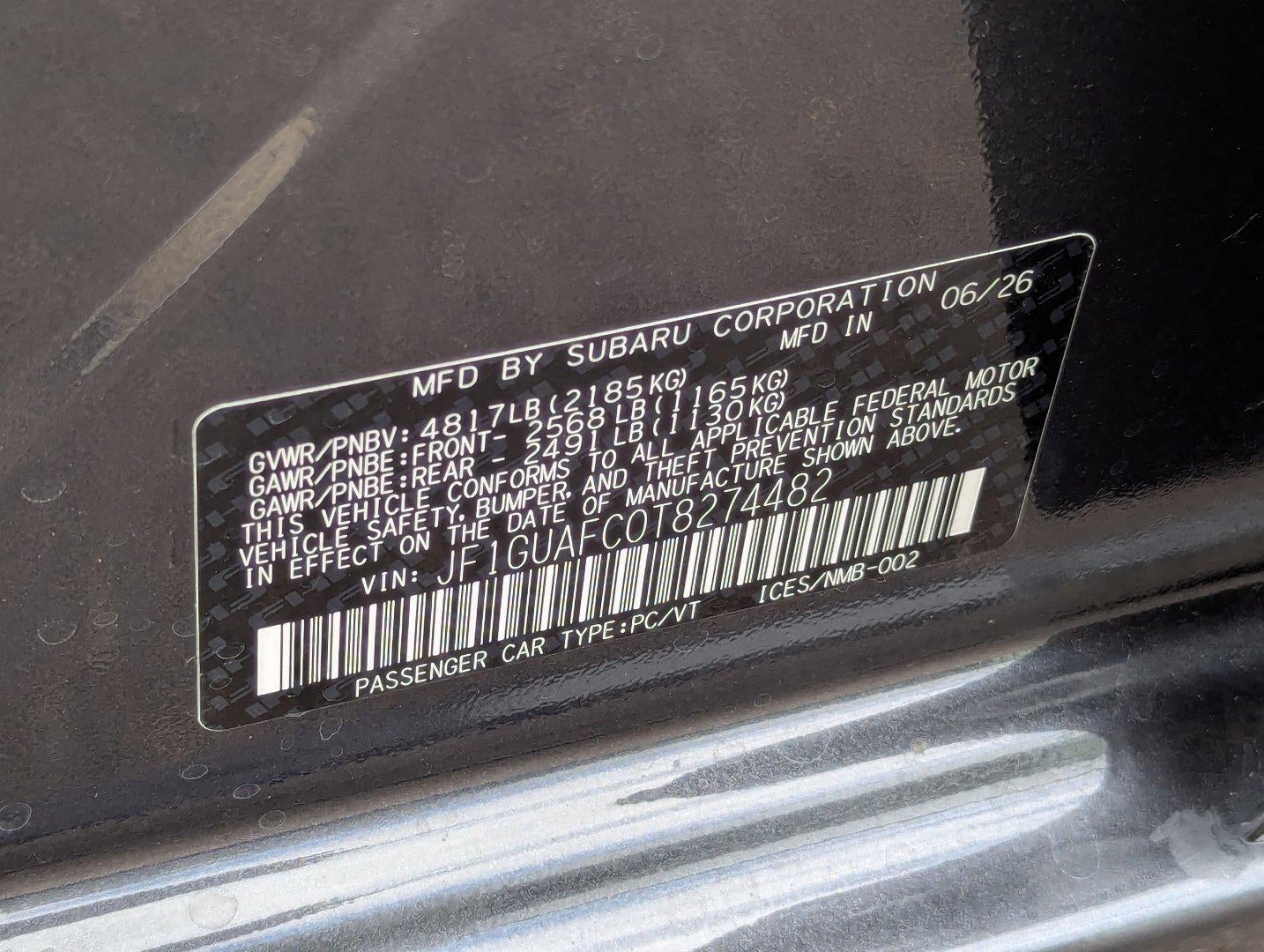2026 Subaru IMPREZA Sport