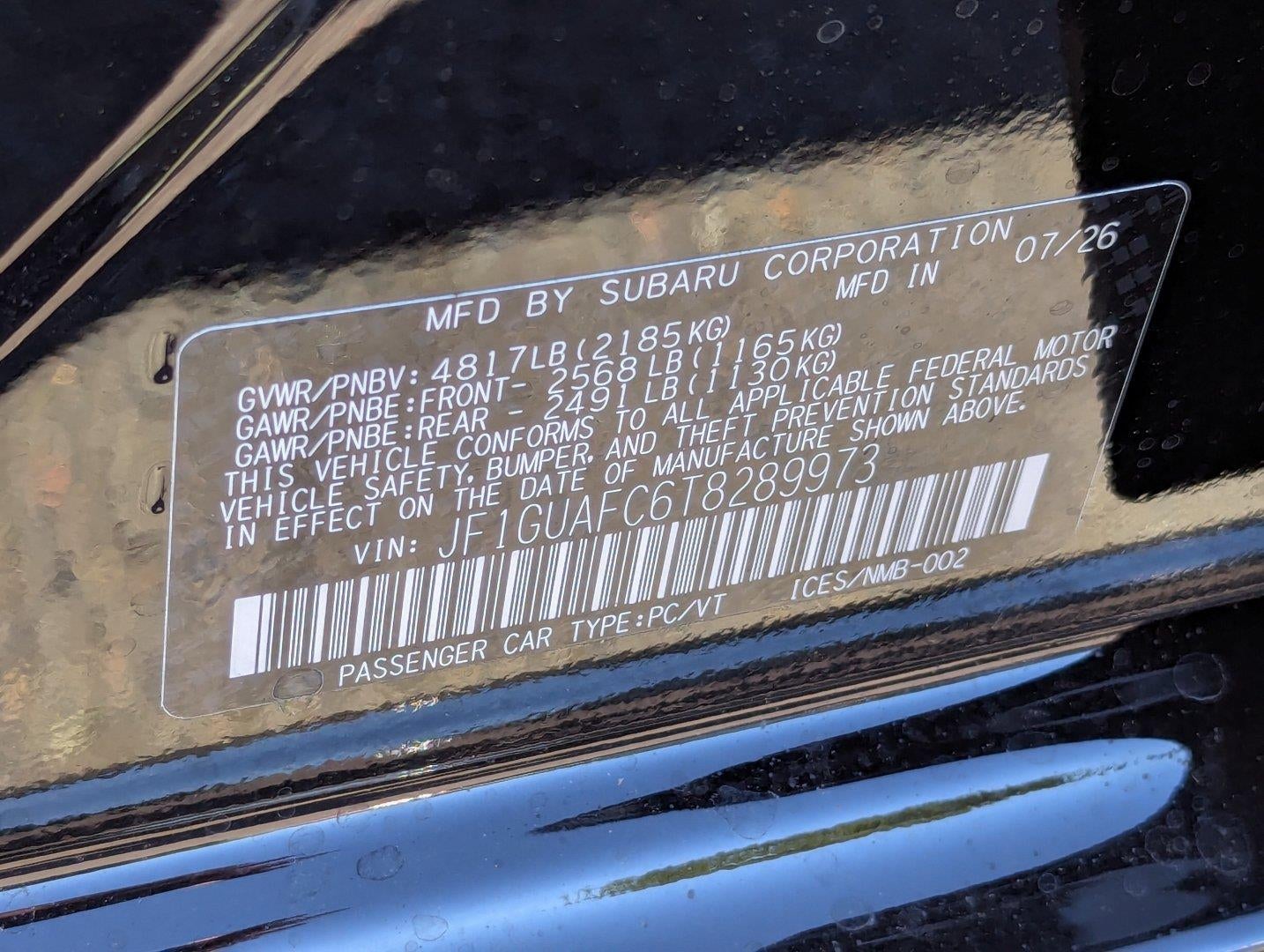 2026 Subaru IMPREZA Sport