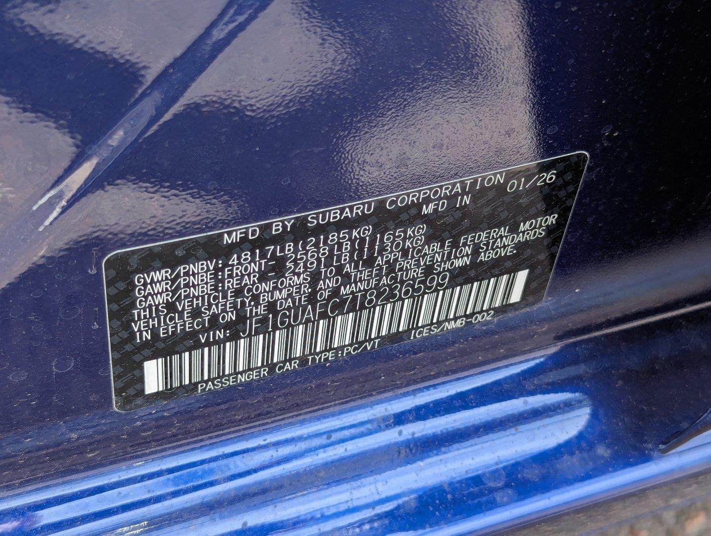 2026 Subaru IMPREZA Sport