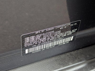 2026 Subaru WRX Base