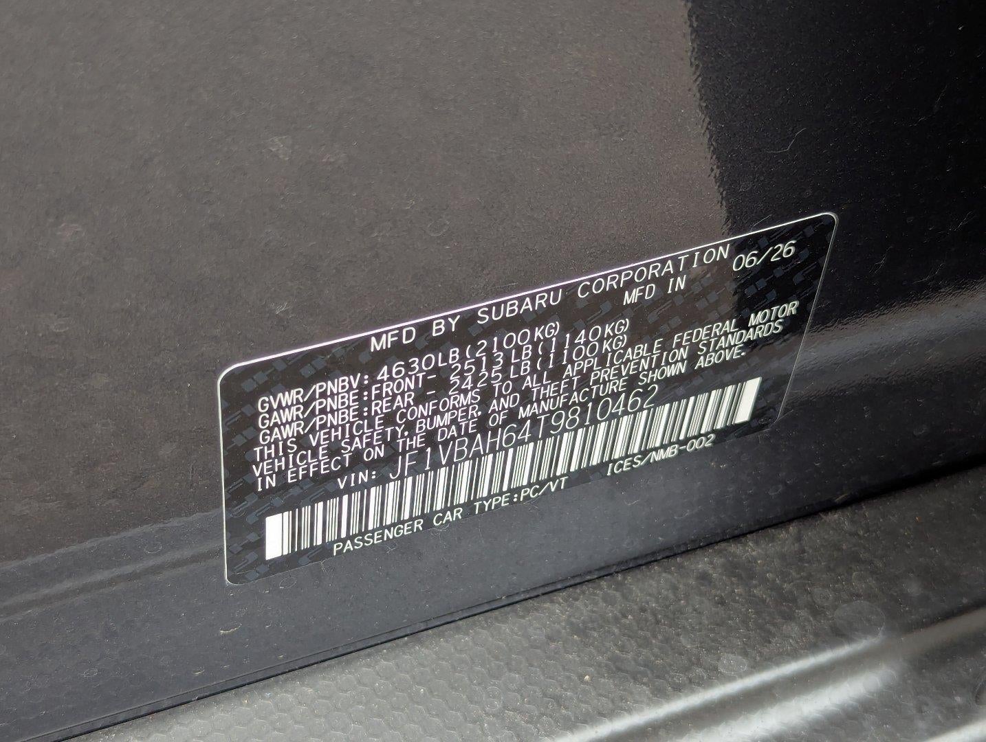 2026 Subaru WRX Base