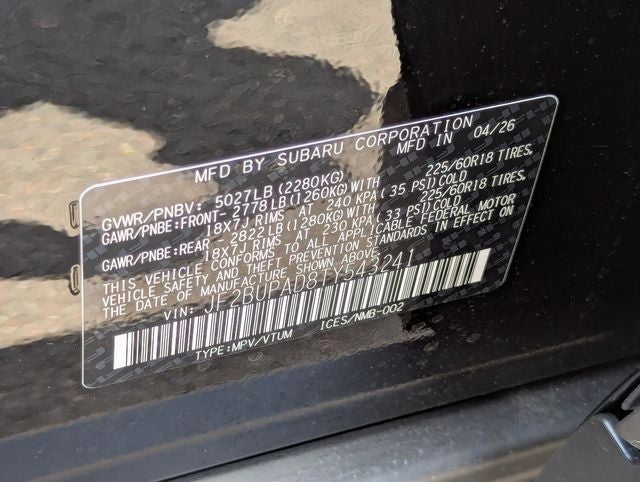 2026 Subaru OUTBACK Premium