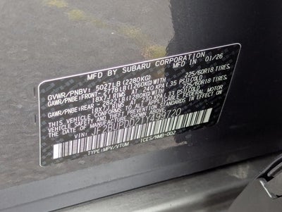 2026 Subaru OUTBACK Limited