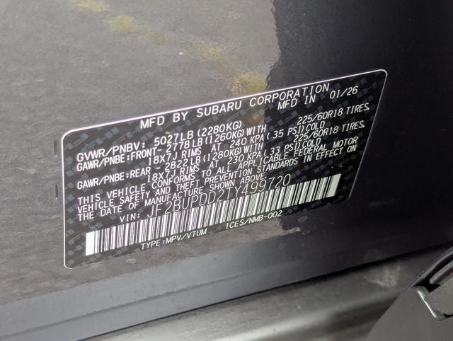 2026 Subaru OUTBACK Limited