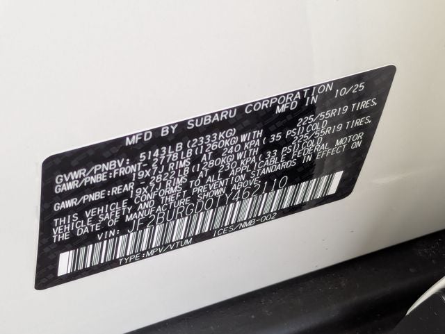 2026 Subaru OUTBACK Limited XT