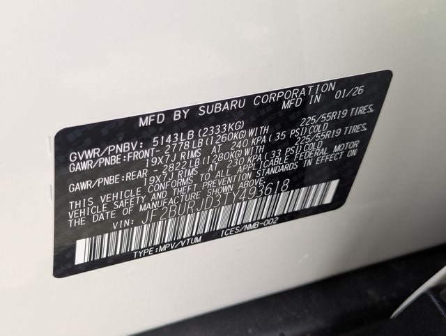 2026 Subaru OUTBACK Touring XT