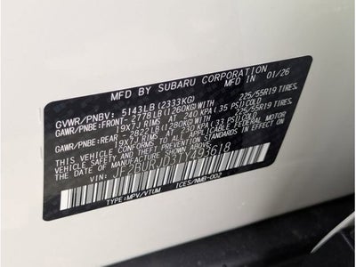 2026 Subaru OUTBACK Touring XT