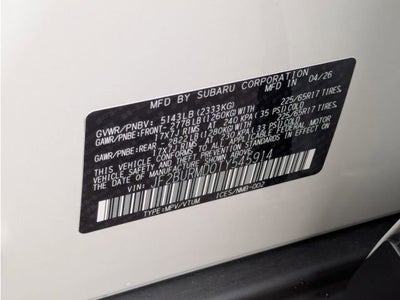 2026 Subaru OUTBACK Wilderness