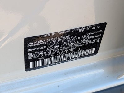 2026 Subaru CROSSTREK Sport Hybrid