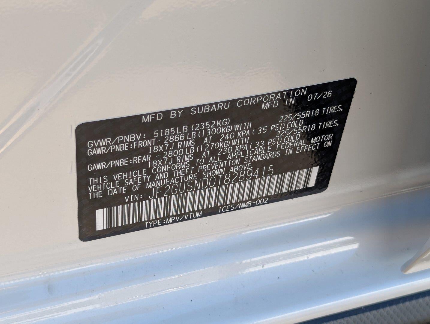 2026 Subaru CROSSTREK Limited Hybrid