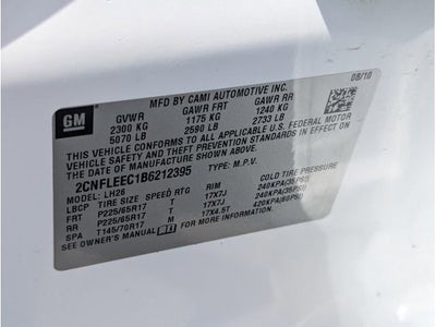 2011 Chevrolet Equinox LT 1LT