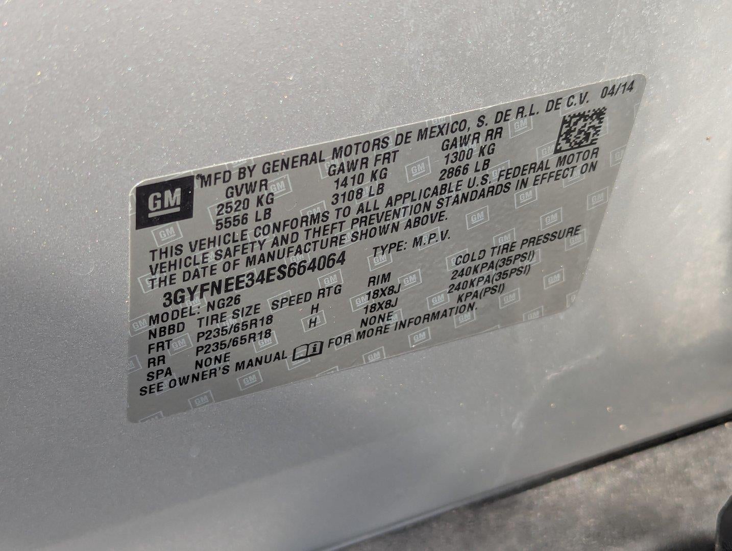 2014 Cadillac Srx Luxury Collection