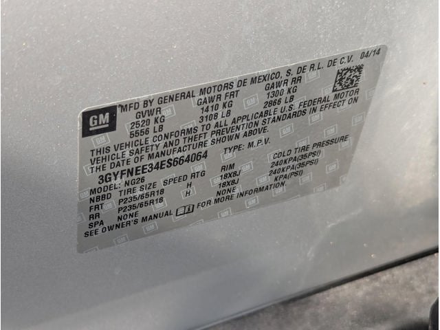2014 Cadillac Srx Luxury Collection