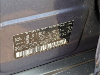 2016 Subaru Outback 2.5i Limited