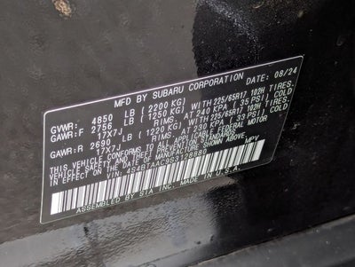 2025 Subaru Outback 2.5i