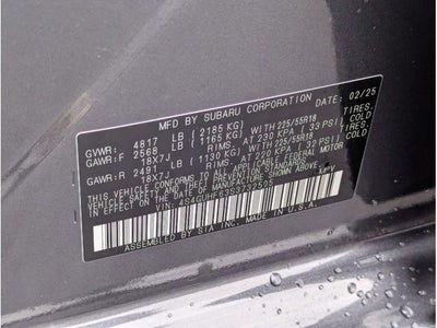 2025 Subaru Crosstrek Sport