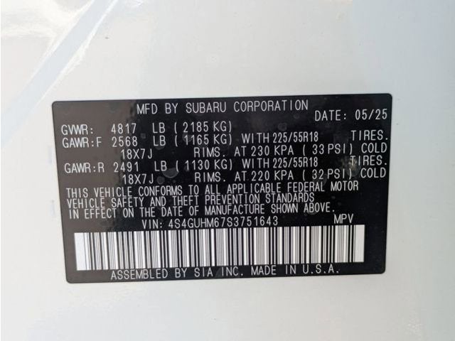 2025 Subaru Crosstrek Limited