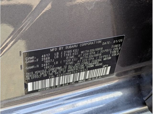 2025 Subaru Crosstrek Limited