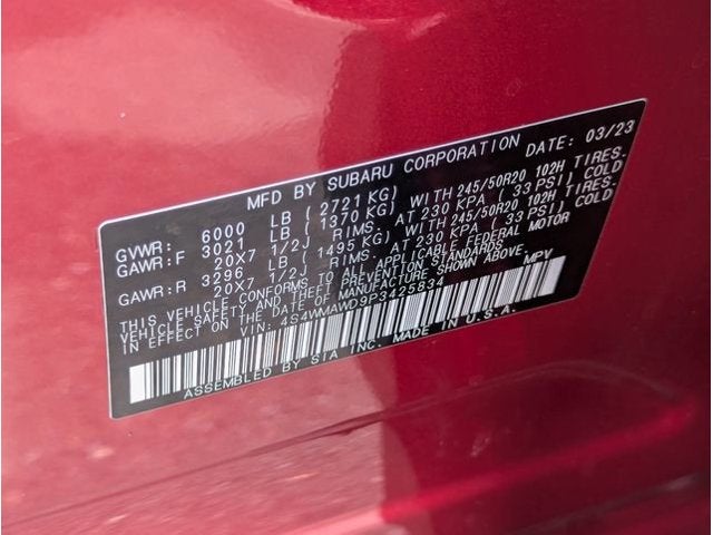 2023 Subaru Ascent Touring
