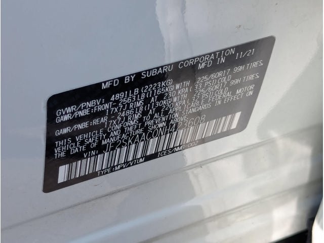 2022 Subaru Forester CVT