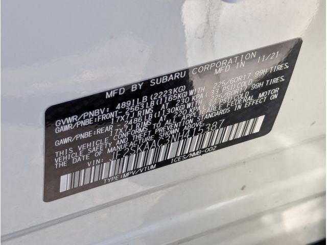2022 Subaru FORESTER CVT