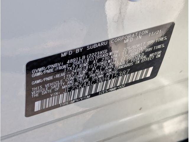 2022 Subaru FORESTER CVT