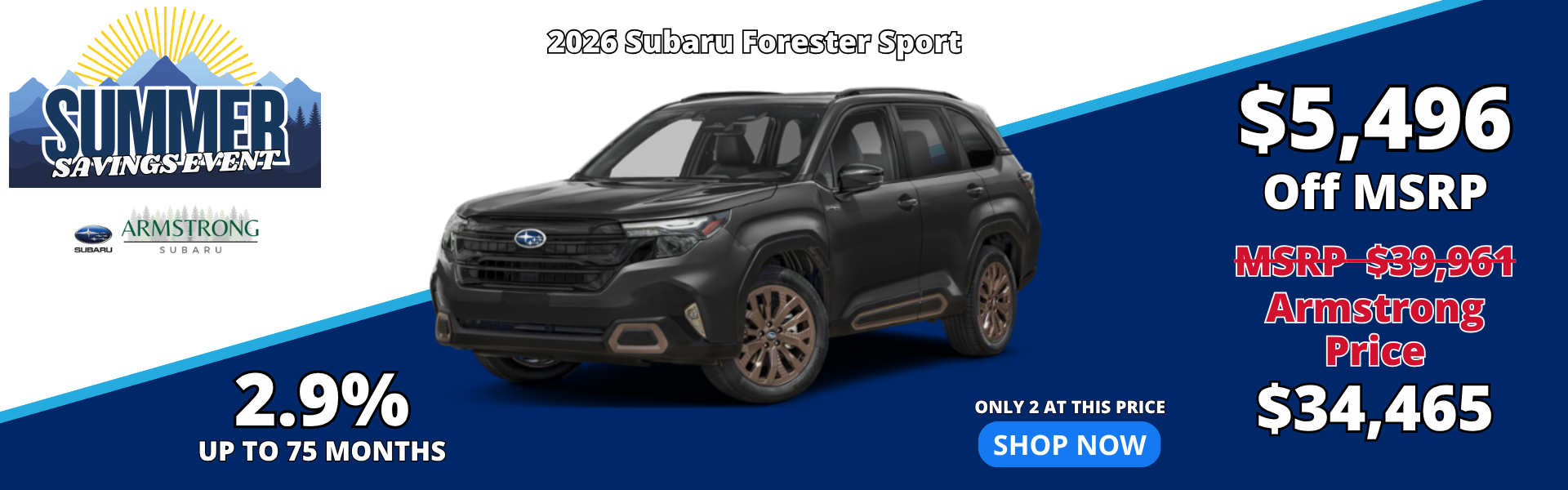 2026 Subaru Forester Sport at Armstrong Subaru in McMinnville OR