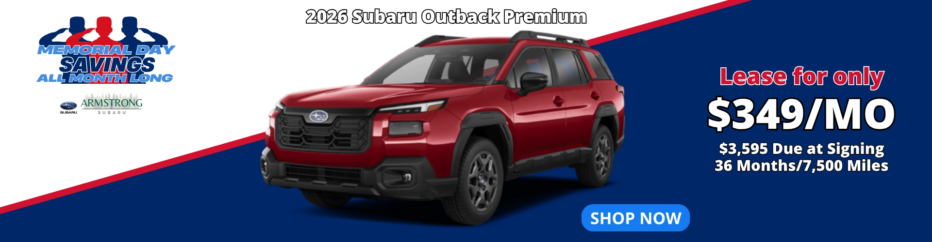 Lease 2026 Subaru Outback Premium Armstrong Subaru in McMinnville OR